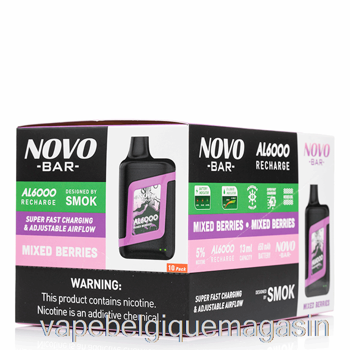 Vape Jetable [10-pack] Smok Novo Bar Al6000 Jetable
